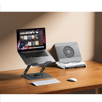 BASE/ SOPORTE PARA NOTEBOOK GIRATORIO METAL XO-C182