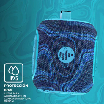 PARLANTE BLUETOOTH SPARK 2  - 10W RMS- TWS- CELESTE Y AZUL - STROMBERG