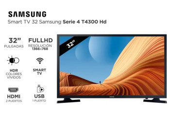 TV  32 pulg HD Smart T4300
