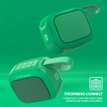 PARLANTE BLUETOOTH ZING VERDE -TIPO PASTILLA- 5W RMSTWS- STROMBERG