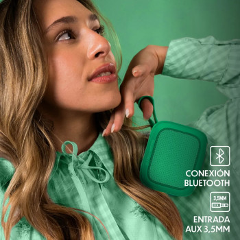 PARLANTE BLUETOOTH ZING VERDE -TIPO PASTILLA- 5W RMSTWS- STROMBERG