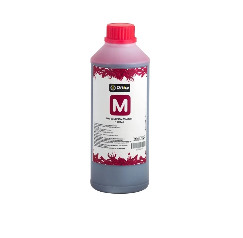 TINTA OFFICE MAGENTA EPSON OT6643M 1000ML