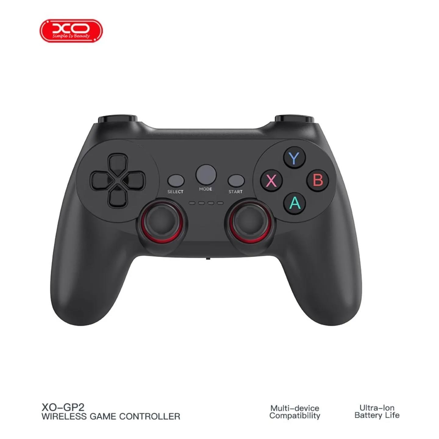 JOYSTICK GAMEPAD PARA PC XO-GP2 NEGRO INALAMBRICO